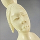 STATUETTE FEMME AFRICAINE + Afrique Sculpture Statue - Art Africain