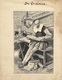 1899 CERVANTES - DON QUIJOTE / QUICHOTTE - DIBUJO A TINTA - FIRMADO BAUDRY - EXCELENTE CALIDAD - Zeichnungen