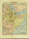 AFRICA ORIENTALE - CARD MAP - SOMALIA - KENYA -ERITREA - ETHIOPIA -  SAUDI ARABIA - YEMEN - 1936 (BG3096) - Unclassified