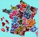 Magnet Le Gaulois Carte De France 2014 Ou 2018 Lot De 3 Magnets Au Choix (voir Liste Dans La Description) - Other & Unclassified