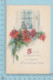 Carte Postale CPA -Christmas, Flowers - Used Voyagé En 192? + USA Stamp, Cover Brattleboro V.T. - Autres & Non Classés