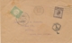 Curacao - 1929 - 15 Cent Portzegel Op Taxed Cover Van London Naar Curacao - Curaçao, Antilles Neérlandaises, Aruba