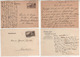 GERMANY SARRE 1928-55: 3 Covers And 2 Postcards *Two Register Covers (11.8.33 & 14.8.33) With 8 Values Two Express Stick - Other & Unclassified