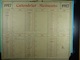 Calendrier Memento 1917 Sur Carton 2 Faces (Format : 42,5 Cm X 34,5 Cm) - Tamaño Grande : 1901-20