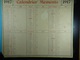Calendrier Memento 1917 Sur Carton 2 Faces (Format : 42,5 Cm X 34,5 Cm) - Tamaño Grande : 1901-20
