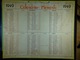 Calendrier Memento 1949 Sur Carton 2 Faces (Format : 42,5 Cm X 34,5 Cm) - Big : 1941-60