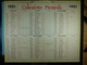 Calendrier Memento 1951 Sur Carton 2 Faces (Format : 42,5 Cm X 34,5 Cm) - Grand Format : 1941-60