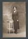 CPA Carte Photo Une FEMME LADY FRAU Mise En Scène Dans Un Décor Studio - MODE D'AUTREFOIS - A Identifier