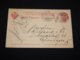 Russia 1919 S.Petersburg 4k Red Stationery Card To Denmark__(L-28135) - Entiers Postaux