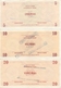 CUBA 1985 - SERIE D1 / 5-10-20 PESOS - FX29 FX30 FX31 - RAREST FX CERTIFICATE BANKNOTE LOT - Cuba