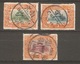 3 Timbres De 1909 ( Chine ) - Oblitérés