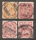 4 Timbres De 1898 ( Chine ) - Oblitérés