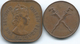 Malaya & British Borneo - Elizabeth II - 1961 - 1 Cent (KM5) & 1962 (KM6) - Colonies