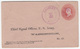 Chief Signal Officer, War Dept Postal Stationery Letter Cover Travelled 1880 Bradley (Maine) Pmk B190401 - ...-1900