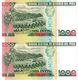 2 Billets De 1000 Intis Le 28 Juin 1988 Du Pérou Neuf - Perú