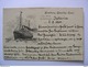 Dampfer Deutschland Hamburg Amerika Linie Marine-Schiffspost 18.08.1900 S. B. Ostas. Exped. 1. Infant-Regmt - Dampfer