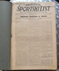 ZAGREBACKI SPORTSKI LIST 1924 UVEZANO 40 BROJEVA KINGDOM OF YUGOSLAVIA, BANDED 40 NUMBER - Books