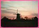 Nederland - Terschelling Avondstemming - Coucher De Soleil - Moulin à Vent - Molen - 1987 - Terschelling