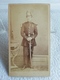 Ancienne Photo Au Format CDV Soldat Officier Militaire Ou Pompier Du XIXe Cavalerie Ou Garde Photographe EUGÈNE DE PARIS - War, Military