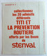 AUTOCOLLANT STENVAL TITI ET LA PREVENTION ROUTIERE N°03 1976 - Autocollants