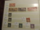 "AFFAIRE" BELLE COLLECTION MONACO (blocs)  REUNION ANDORRE COLONIES FSE TIMBRES NEUFS **  ET *  GROS CLASSEUR MARRON - Collections (with Albums)