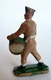 Figurine CYRNOS ARMEE MODERNE Mod 11 TAMBOUR Calot Bleu Tenue Beige 60's Pas Starlux Clairet (2) - Militaires