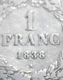 BELGIE LEOPOLD I 1 FRANC 1838  HEEL MOOIE  STAAT  4 SCANS - 2 Francs