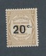 FRANCE - TAXE N°YT 49 NEUF* AVEC CHARNIERE - COTE YT : 40€ - 1917 - 1859-1959 Neufs