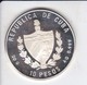 MONEDA DE PLATA DE CUBA DE 10 PESOS AÑO 1994 NAO VICTORIA (SILVER-ARGENT) BARCO-SHIP - Cuba