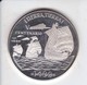 MONEDA DE PLATA DE CUBA DE 10 PESOS AÑO 1989 TIERRA-TIERRA (SILVER-ARGENT) BARCO-SHIP - Cuba