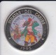 MONEDA DE CUBA DE 1 PESO DEL AÑO 1995 DE PIRATAS DEL CARIBE - ANNE BONNY - Cuba