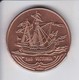 MONEDA DE CUBA DE 1 PESO DEL AÑO 1994 DE LA NAO VICTORIA (BARCO-SHIP) - Cuba