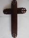 Grand Crucifix Christ En Croix à Accrocher. Bois Sculpté, Ivoire (?). Hauteur 45 Cm.16. - Religion & Esotérisme