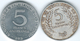 Burundi - 5 Francs - 1968 (KM16) & 1980 (KM20) - Burundi