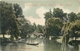 CAMBRIDGE, TRINITY BRIDGE & RIVER "YULETIDE GREETINGS" ~ AN OLD POSTCARD #90453 - Cambridge