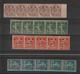 Cilicie 1920 Type Blanc 89 Et Semeuse 90 à 92 En Bandes De 5 Exemplaires ** MNH - Unused Stamps