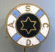 Water Polo / Wasserball - A.S.C.D., Duisburg, Germany, Enamel, Vintage Pin, Badge, Abzeichen - Water-Polo