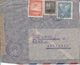 BM162 Envelope Air Mail Chile - Austria, 3-fach-Frankatur 1958, Poststempel Santiago 1948 - Chili