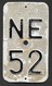 Velonummer Neuenburg NE 52 - Plaques D'immatriculation
