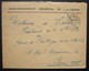 Algérie 1927 Gouvernement Général De L'Algérie, Griffe Le Gouverneur Général Direction De L'intérieur 2eme Bureau Revers - Lettres & Documents