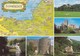 Postcard Somerset Multiview Wells Malmsmead Taunton Selworthy Dunster & Map My Ref  B23520 - Other & Unclassified