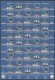 Denmark 1957, Proofs, 7 Full Sheets, Julemaerke, Christmas Stamp. - Fogli Completi