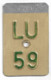 Velonummer Luzern LU 59 - Number Plates