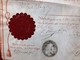 FRANC MACONNERIE DIPLOME DU GRAND ORIENT 1869 VELIN CACHET CIRE ROSE-CROIX LE HAVRE ST-PIERRE-MARTINIQUE Franc-maçon - Historische Dokumente