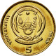 Monnaie, Rwanda, 5 Francs, 2003, SUP, Brass Plated Steel, KM:23 - Rwanda