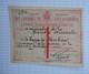 1911 Chemin De Fer Vicinaux Billet Libre Parcours Flandre Orientale SNCV Baron De Kerchove Gouverneur Gand - Europe