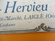 Bandeau Carton  De Support De Courrier/ Frainais-Hervieu/Nouveautés En Tous Genres/ LAIGLE/Orne/Vers 1900-1920   BFPP208 - Autres & Non Classés