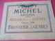 Brosserie/Plaque Carton / Adolphe MICHEL/Aveugle De Guerre/Classe 1916/Brosserie En Tous Genres/Vers 1918-1920  BFPP214 - 1914-18