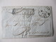 MARQUE POSTALE  LETTRE   MARTINIQUE  Vers  BORDEAUX 1832 - 1801-1848: Précurseurs XIX