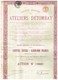 Titre Ancien -  Société Anonyme Des Ateliers Detombay - Titre De 1924 - Industrie